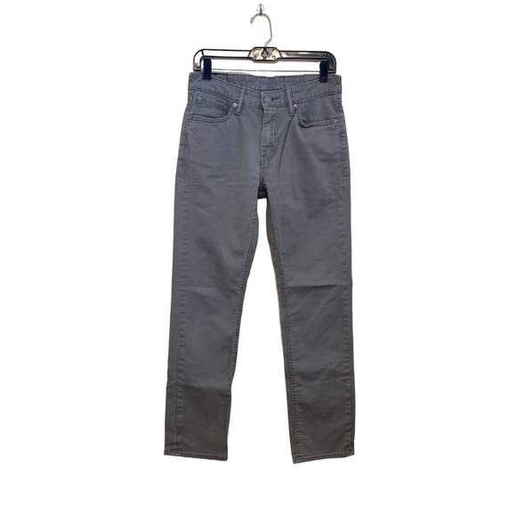 Levi's 511 Men's Jeans Mid Rise Slim Fit Straight Gray Stretch Denim Sz W30/L30 - Picture 1 of 14